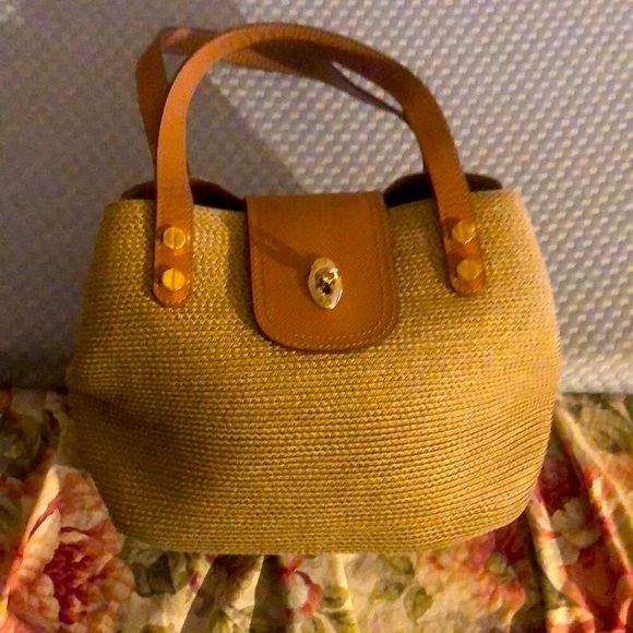 ERIC JAVITS PURSE HANDBAG 11 x 8 x 5 SQUISHEE VGC - Picture 2 of 7